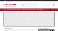 Desktop Screenshot of ccmta.ca