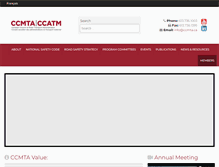 Tablet Screenshot of ccmta.ca